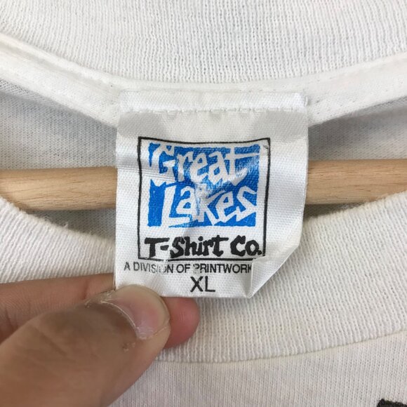 Vintage 90s Printworks Musical Tie Funny Humor Single Stitch Jazz Band Music XL - Picture 5 of 10